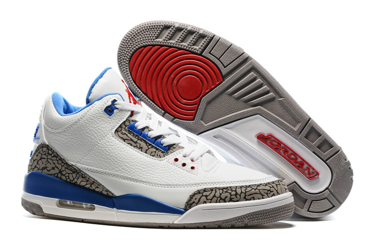red white and blue jordan 3s