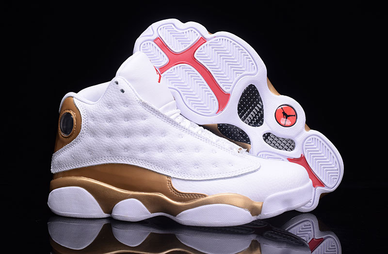 jordan shoes white and gold online