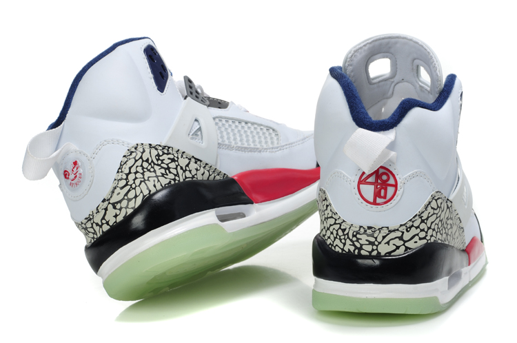 Midnight Air Jordan 3.5 White Black Red Shoes