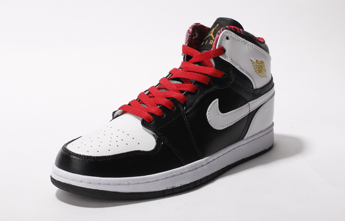 Air Jordan Retro 1 Black White Red