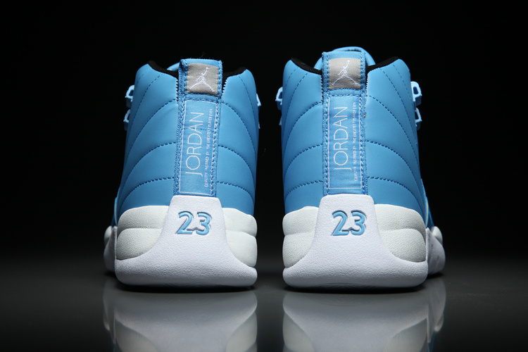 New Air Jordan 12 North Carolina Blue White Shoes