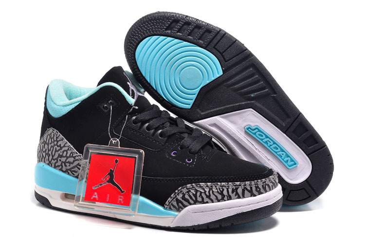 grey and baby blue jordans