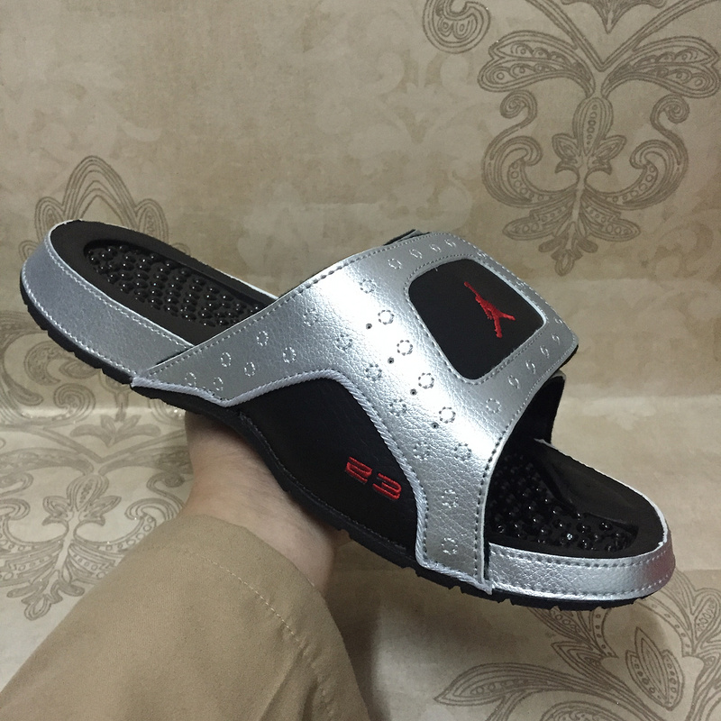 New Jordan Hydro XIII Retro Silver Black Red