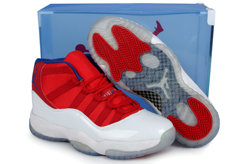 Summer Air Jordan 11 Red White Crystal Transparent Package