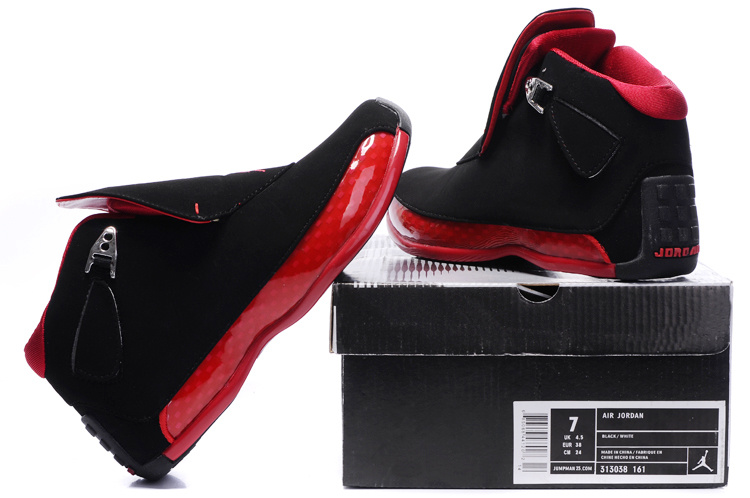 jordan 18 black red