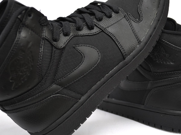 Jordan 1 Retro High Black Black Anthracite Shoes