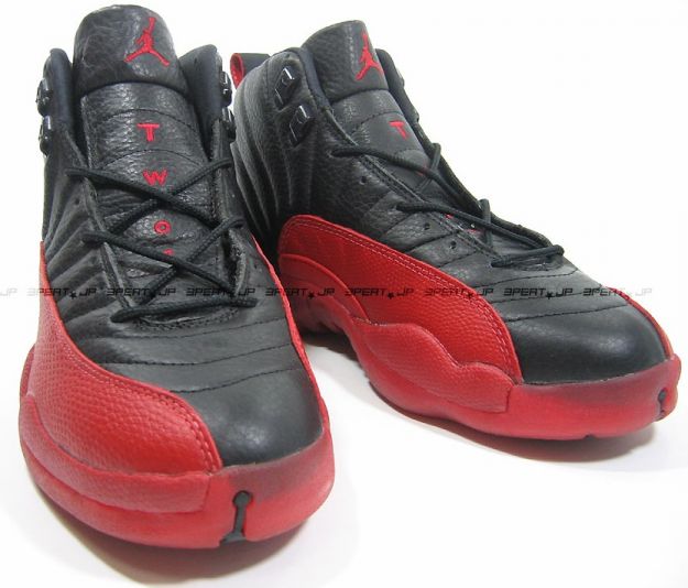 jordan 12 playoffs black varsity red shoes