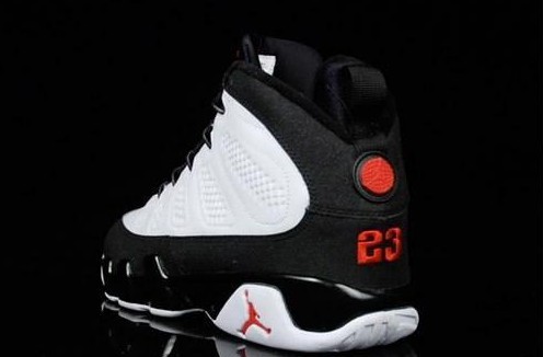 air jordan 9 white black true red